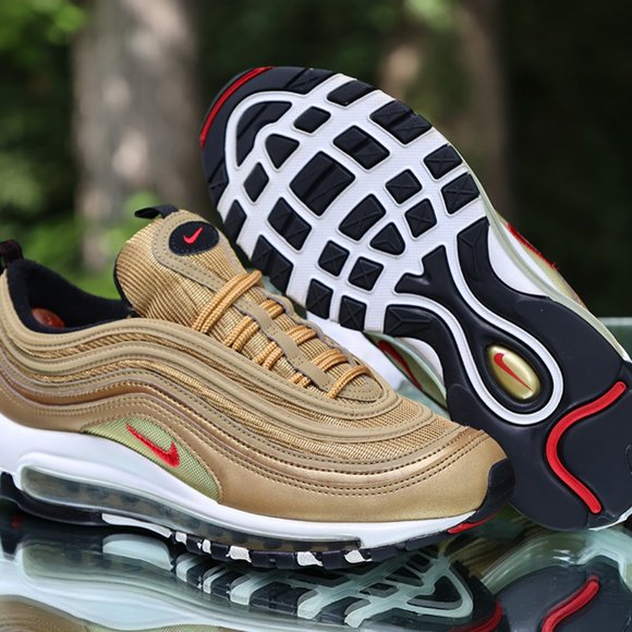 Nike Air Max 97 Metallic Gold Size 6Y - Picture 5 of 10